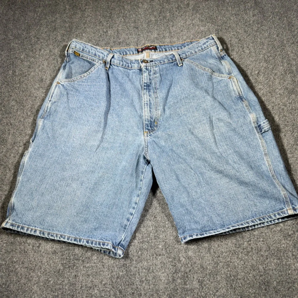 Y2K Polo Jeans Co Ralph Lauren Carpenter Shorts Mens 38 Blue Vintage Denim